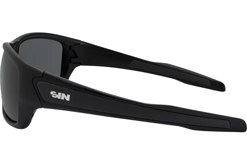 SIN Formation Polarised Sunglasses - Matt Black/Smoke
