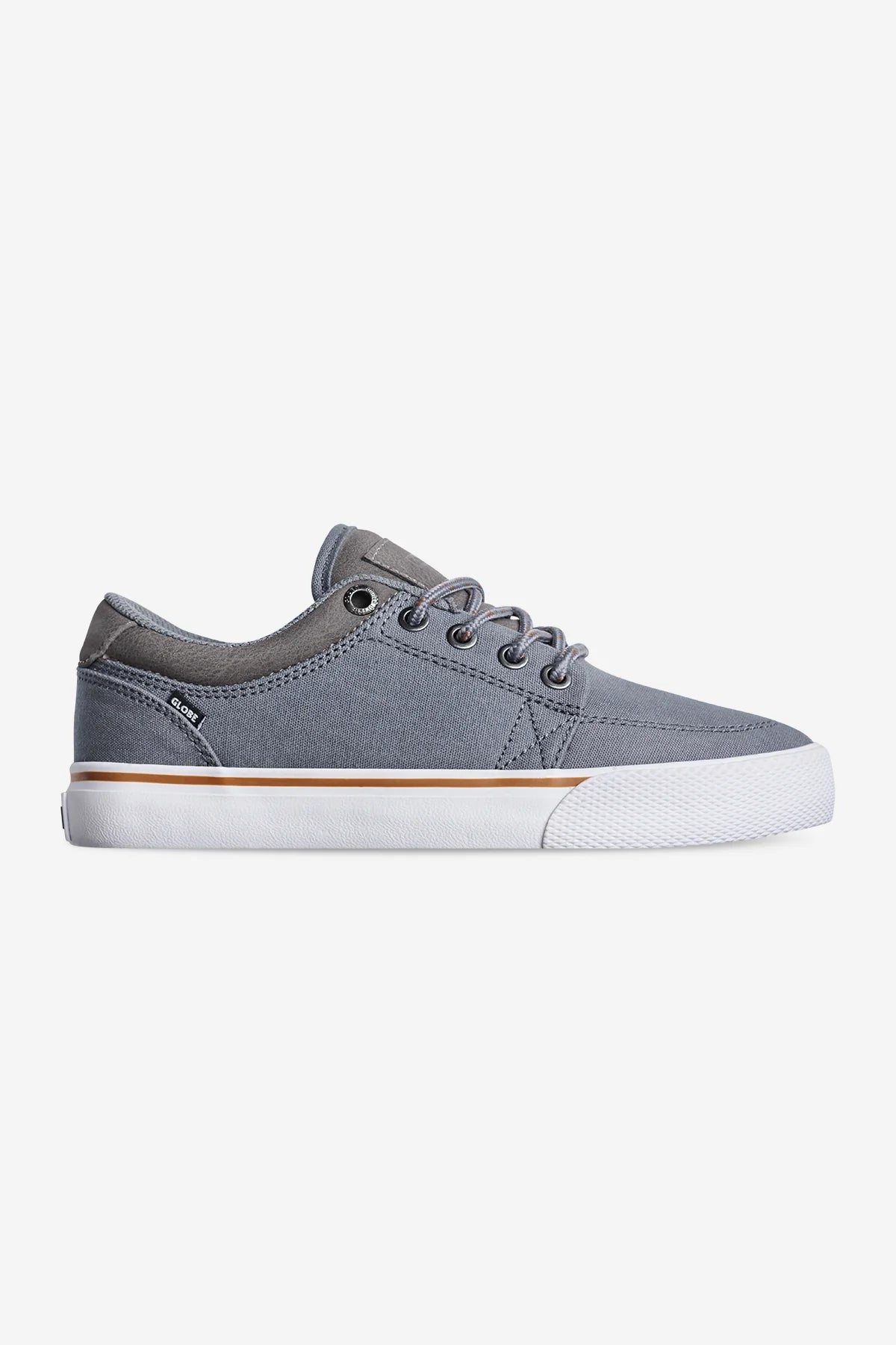 GLOBE GS Mens Low Shoe - Grey Canvas