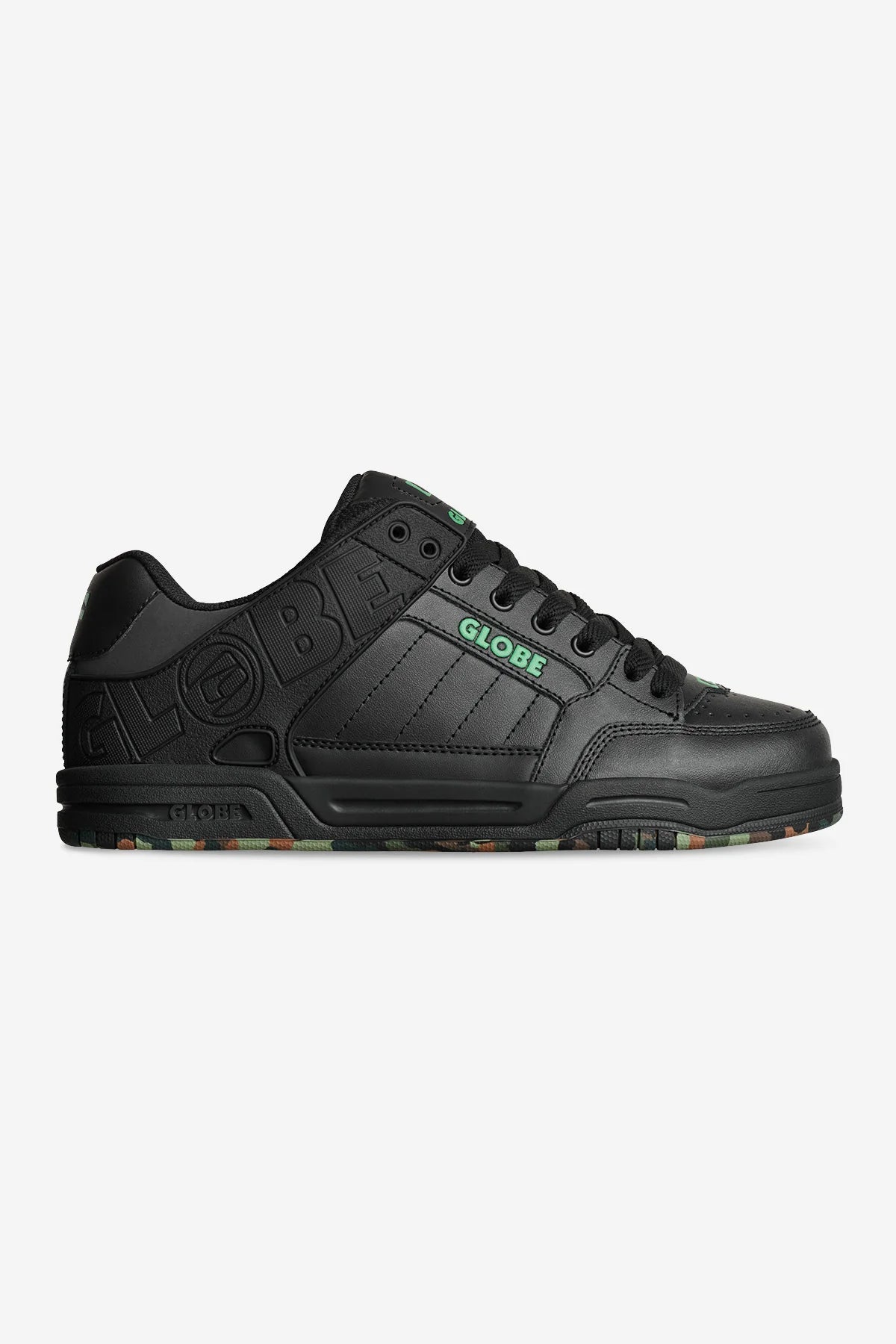 GLOBE Tilt Mens Low Shoe - Black/Green/Mosaic