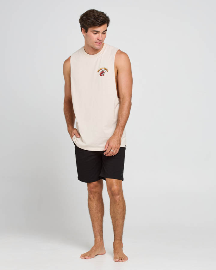 THE MAD HUEYS Big Day For It Mens Tank - Cement
