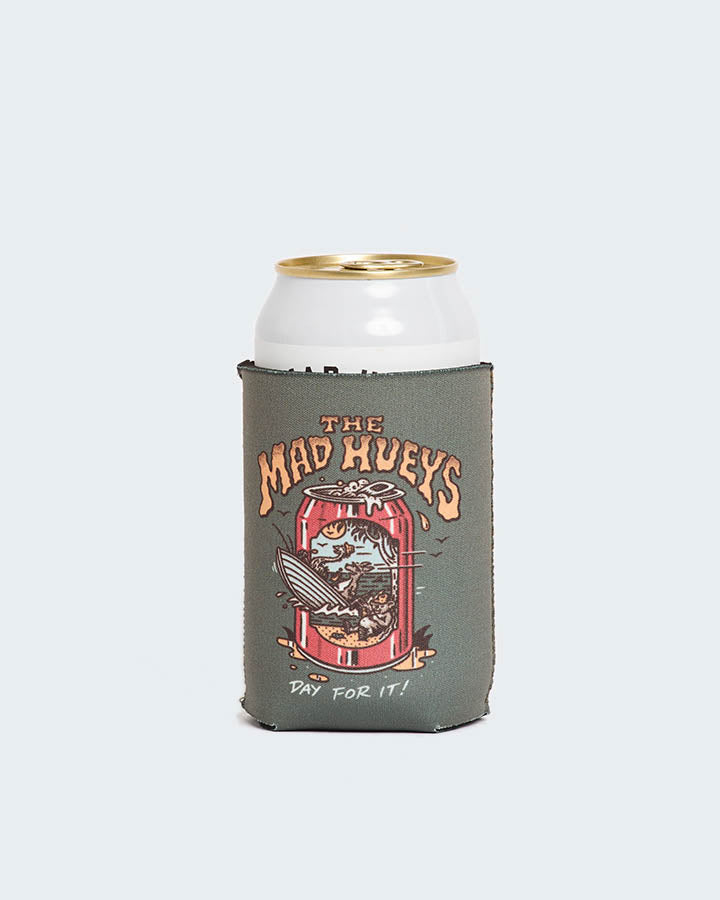 THE MAD HUEYS Tins and Tinnies Stubbie Cooler - Green