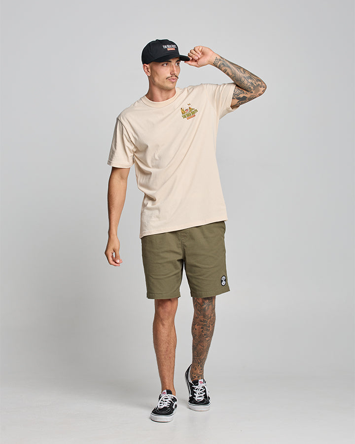 THE MAD HUEYS Day For It Mens Tee - Cement