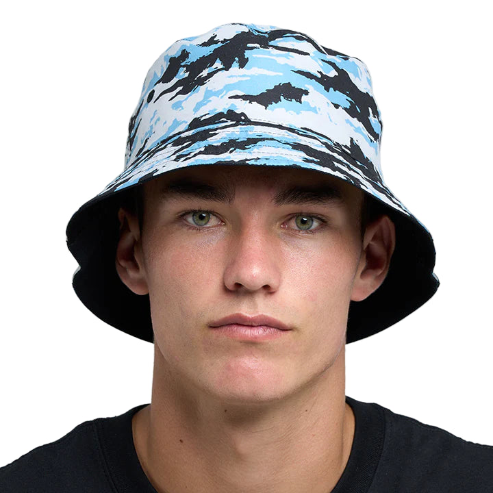 THE MAD HUEYS Fkrs Ahoy Reversible Bucket Hat - Black