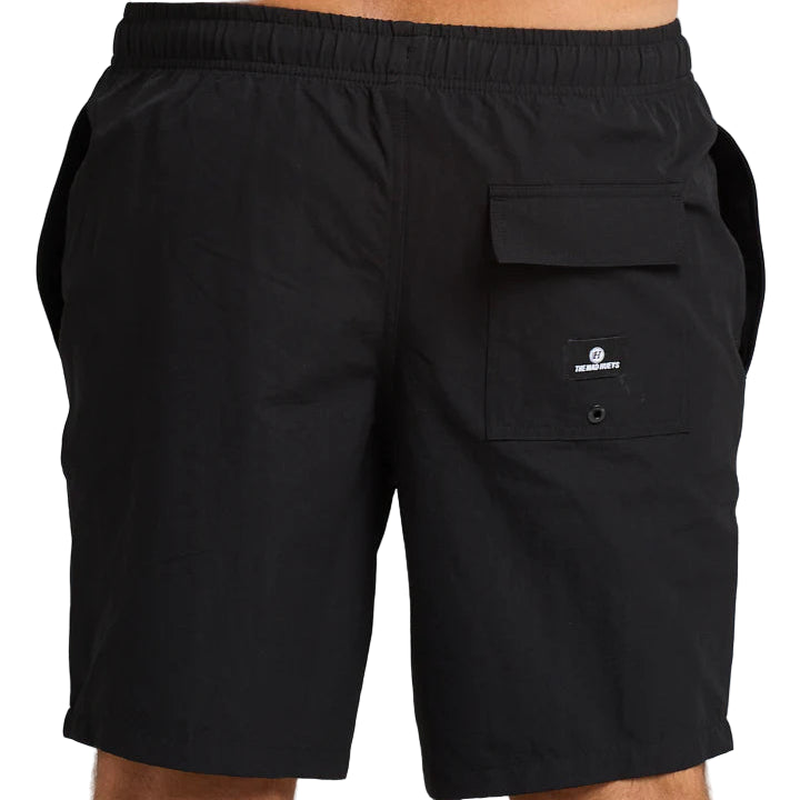 THE MAD HUEYS Freestyle 18" Volley Mens Short - Black