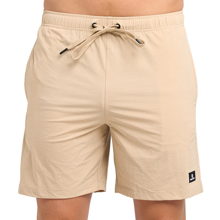 THE MAD HUEYS Freestyle 18" Volley Mens Short - Tan