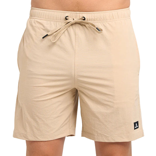 THE MAD HUEYS Freestyle 18" Volley Mens Short - Tan