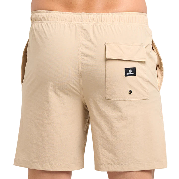 THE MAD HUEYS Freestyle 18" Volley Mens Short - Tan