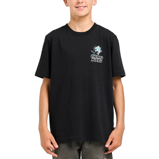 THE MAD HUEYS Great Shark Bite Youth Tee - Black