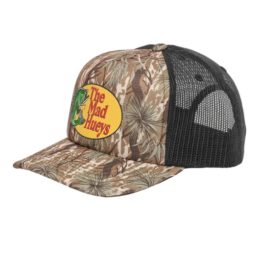 THE MAD HUEYS Pro Hueys Foam Snapback Trucker Cap - Native Camo
