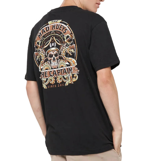 THE MAD HUEYS Dragon Captain Tee - Black