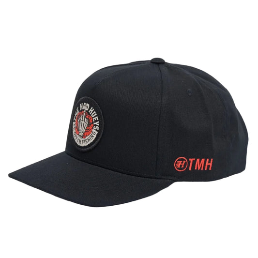 THE MAD HUEYS Shield Fk Off Twill Snapback Cap - Black