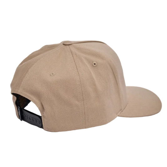THE MAD HUEYS Shield Fk Off Twill Snapback Cap - Tan