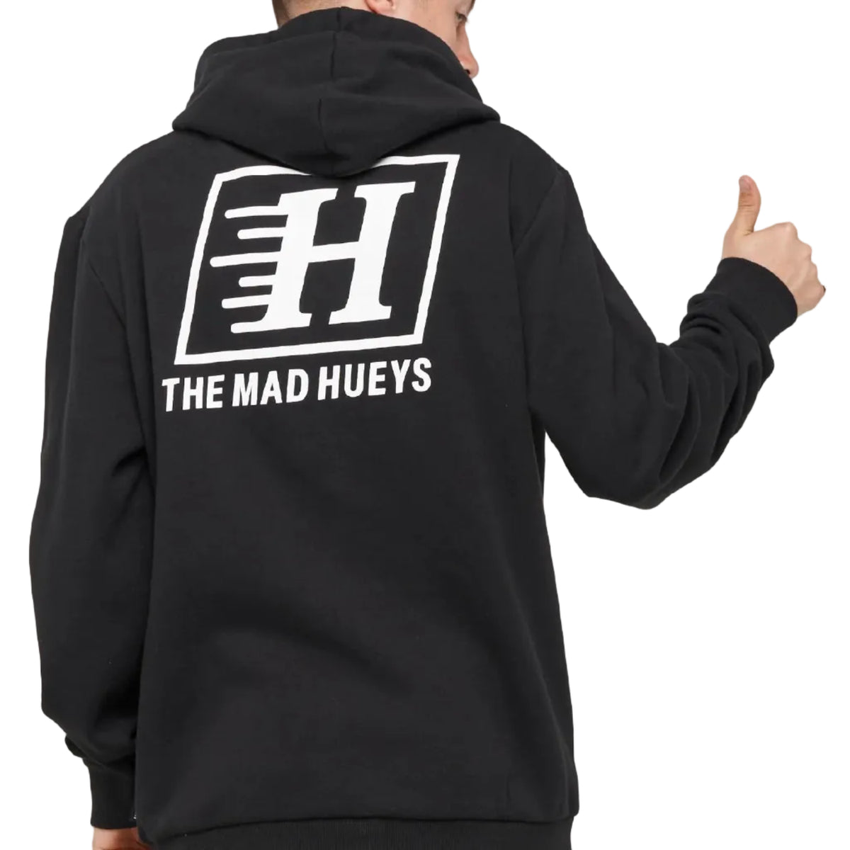 THE MAD HUEYS Parallel Hueys Hoodie - Black