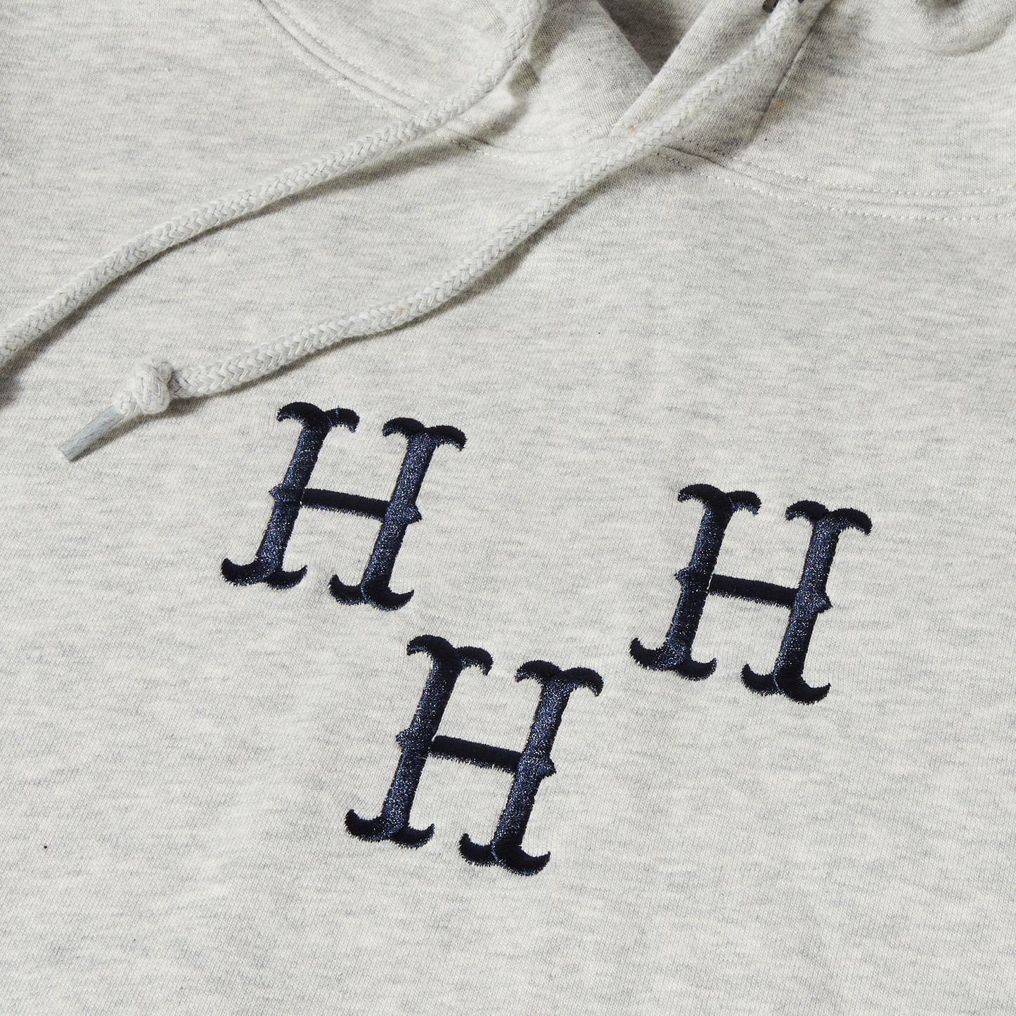 HUF Hat Trick Mens Hoodie - Heather Grey