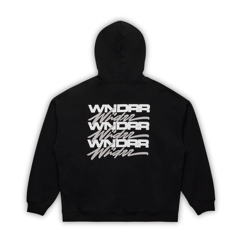 WNDRR Hex Mens Hoodie - Black