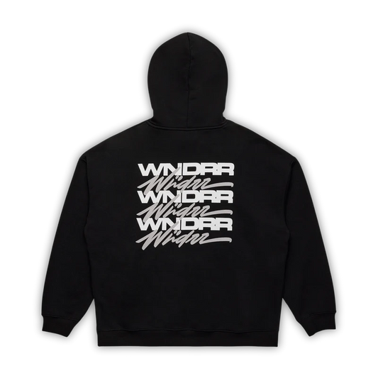 WNDRR Hex Mens Hoodie - Black