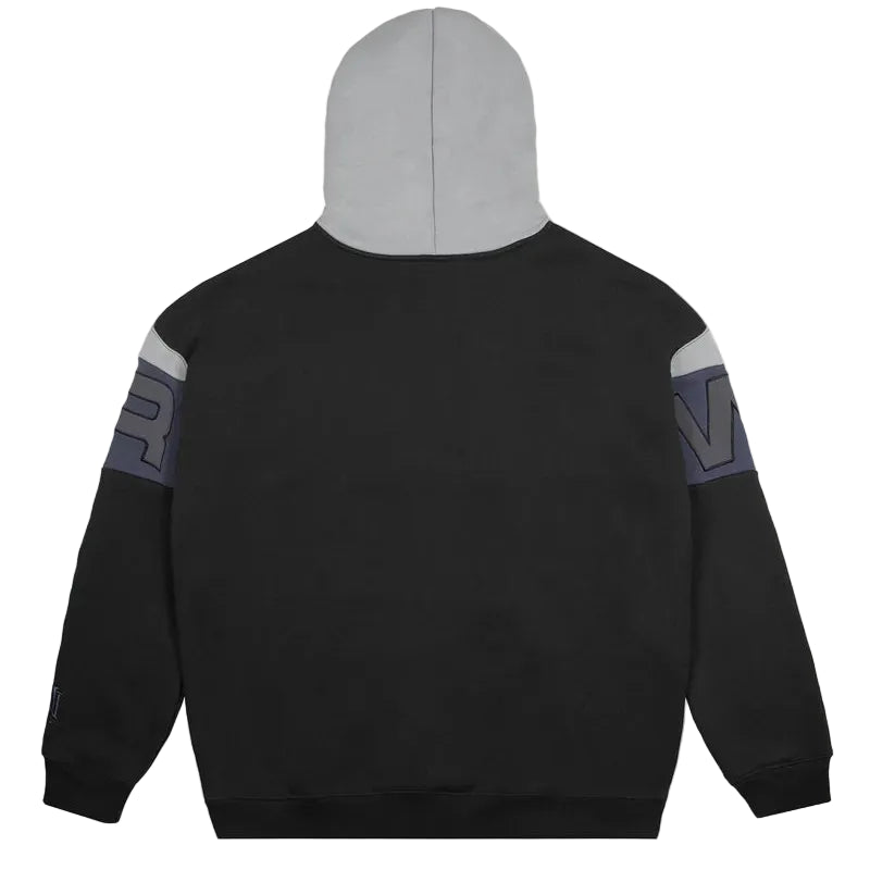 WNDRR Primer Mens Panel Hoodie - Grey/Faded Black