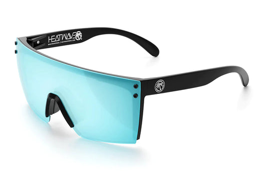 HEATWAVE Lazer Face Sunglasses - Black/Arctic Chrome