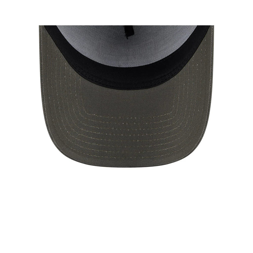 NEW ERA Las Vegas Raiders Chainstitch 9FORTY A-Frame Snapback Cap - Moss