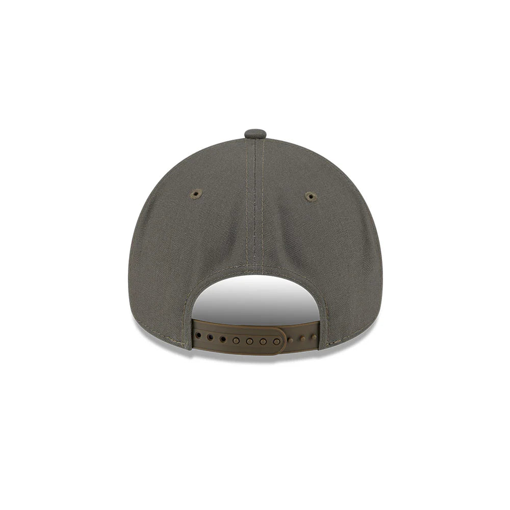 NEW ERA Las Vegas Raiders Chainstitch 9FORTY A-Frame Snapback Cap - Moss