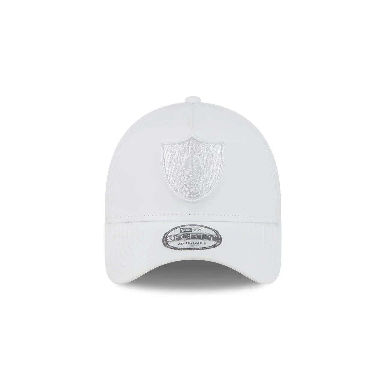 NEW ERA Las Vegas Raiders Prolight 9FORTY A-Frame Snapback Cap - White/White