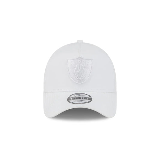 NEW ERA Las Vegas Raiders Prolight 9FORTY A-Frame Snapback Cap - White/White