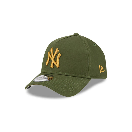 NEW ERA New York Yankees World Series 9FORTY A-Frame Snapback Cap - Rifle Green/Grey UV