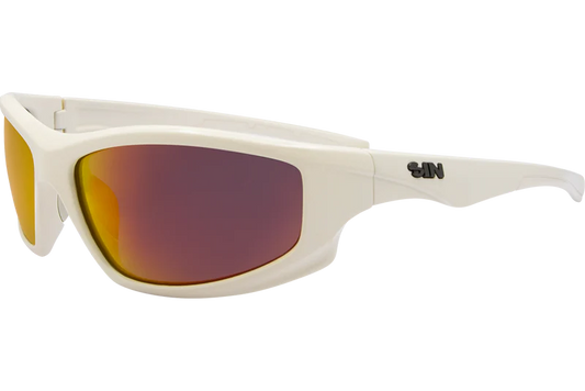 SIN Jagger Polarised Sunglasses - Bone/Red