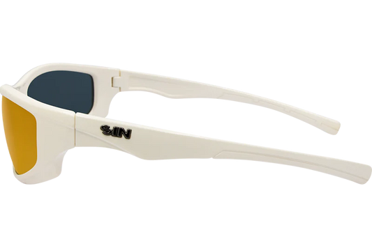 SIN Jagger Polarised Sunglasses - Bone/Red