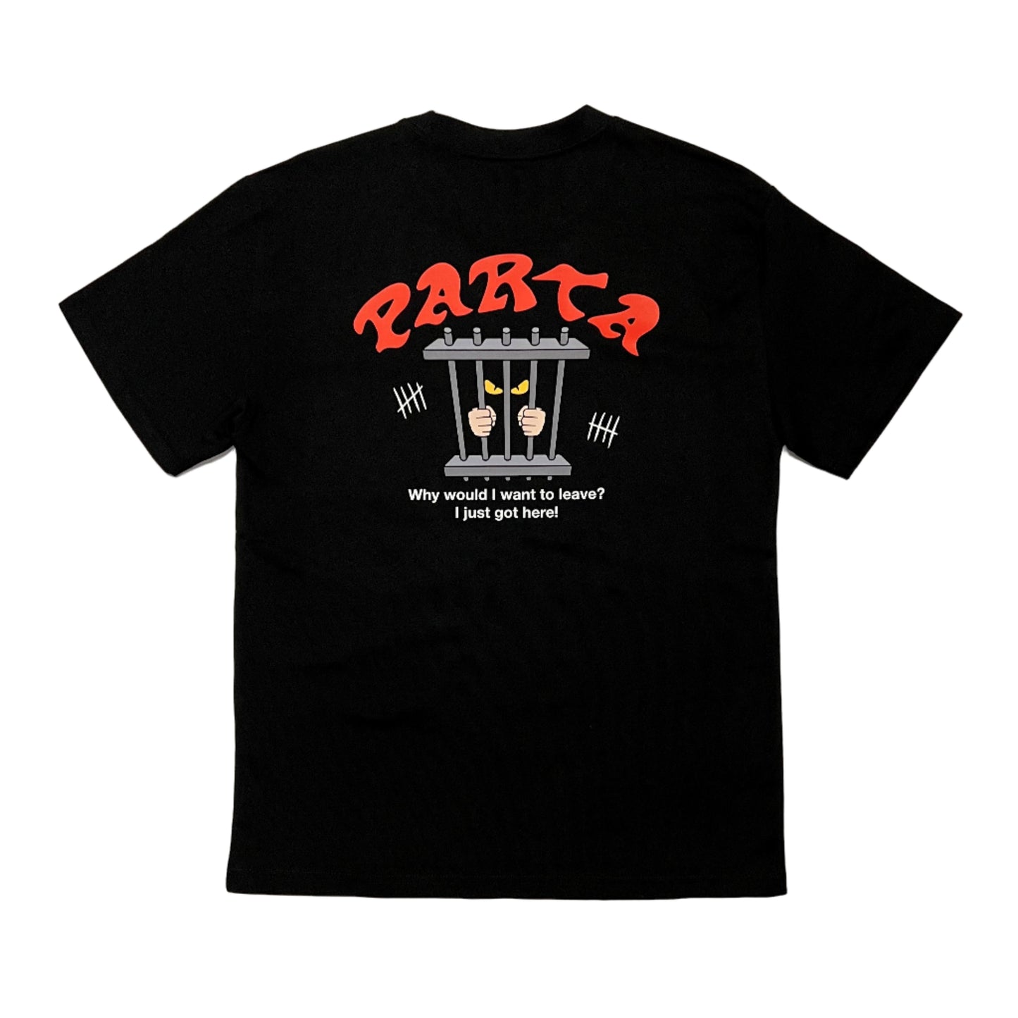 PARTA Jail Heavy Weight Tee - Black
