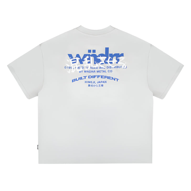 WNDRR Forged Heavy Weight Mens Tee - Oyster