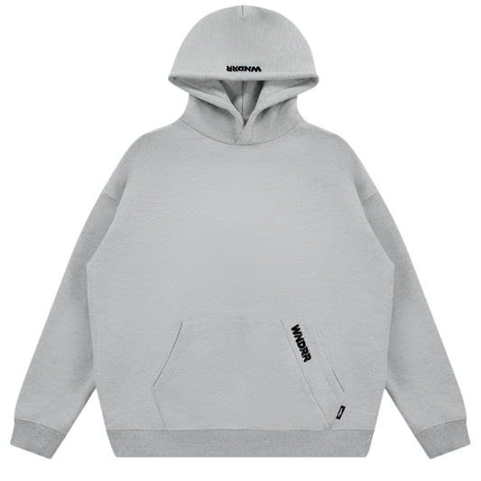 WNDRR Halo Mens Hoodie - Grey Marle