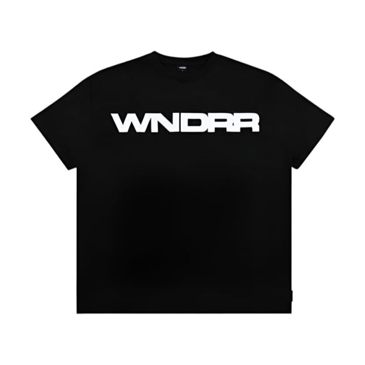 WNDRR Motif Box Fit Mens Tee - Black