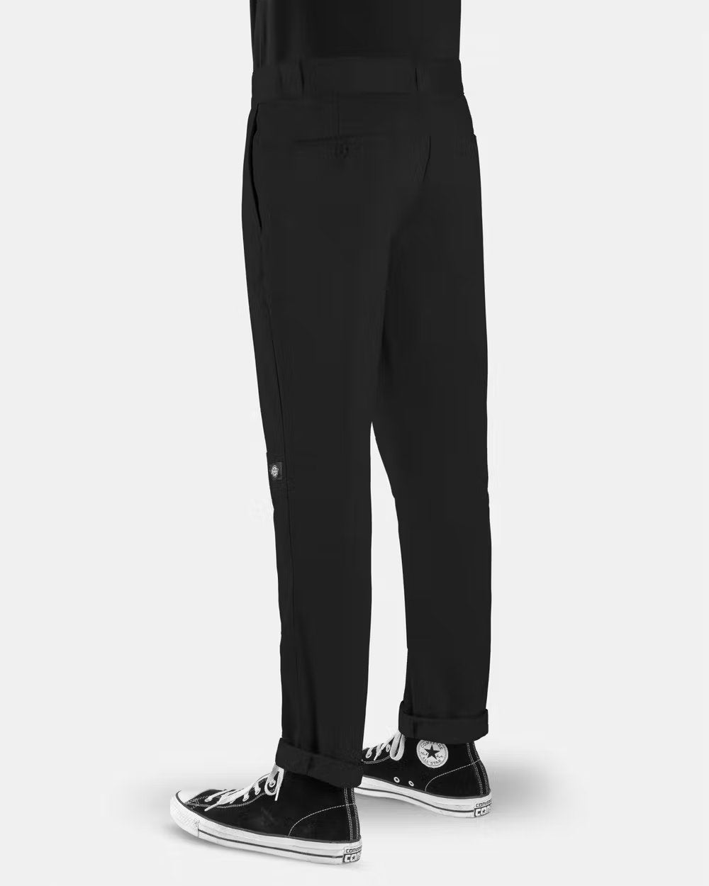 DICKIES 918 Slim Fit Double Knee Pants - Black - VENUE.