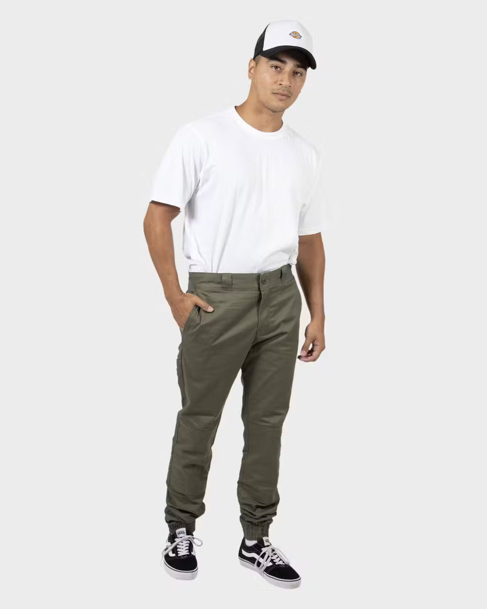 DICKIES CP918 Elastic Cuff Pants - Army Green - VENUE.