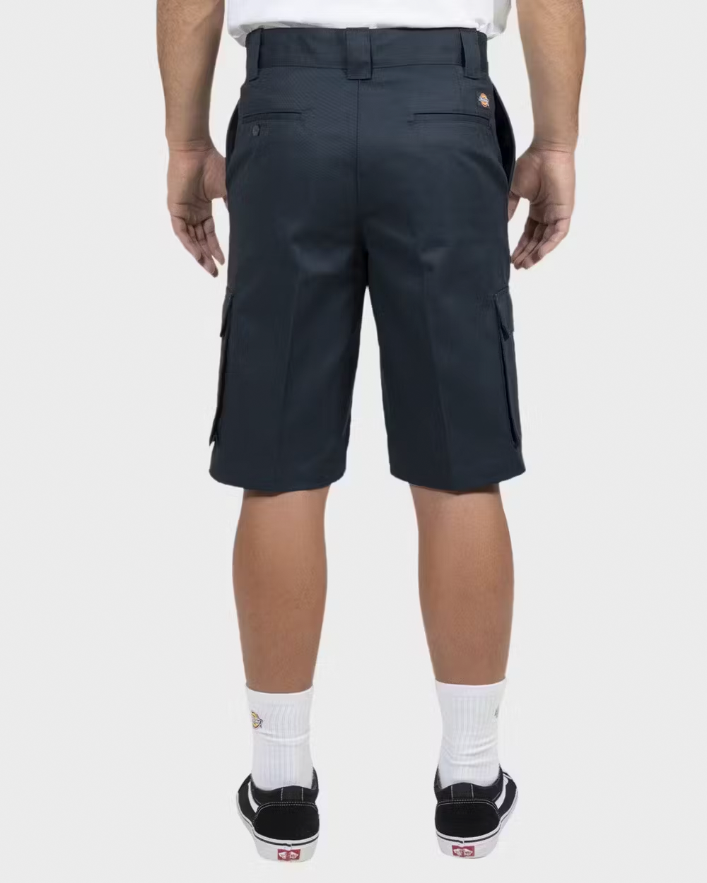 DICKIES 801 Skinny Straight Fit Shorts - Dark Navy - VENUE.