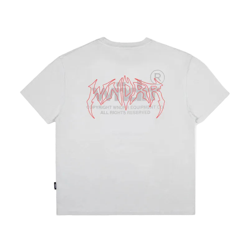WNDRR Shutdown Box Fit Mens Tee - Oyster