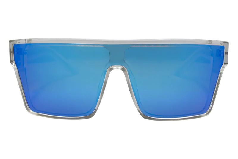 SIN Loose Cannon Polarised Sunglasses - Crystal/Blue