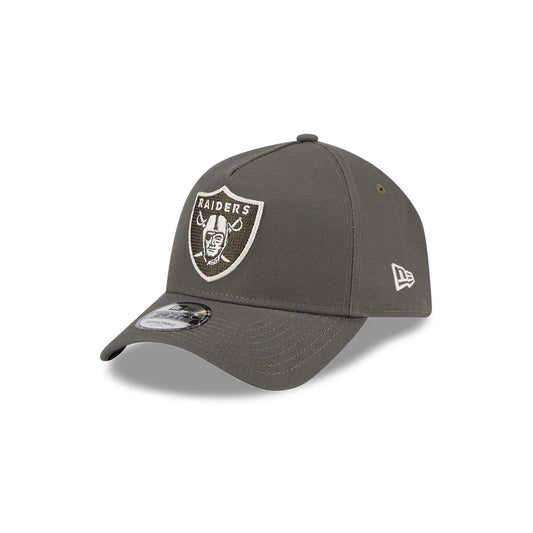 NEW ERA Las Vegas Raiders Chainstitch 9FORTY A-Frame Snapback Cap - Moss