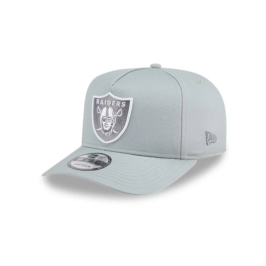 NEW ERA Las Vegas Raiders 9FIFTY A-Frame Snapback Cap - Silver Wing/Storm Grey UV