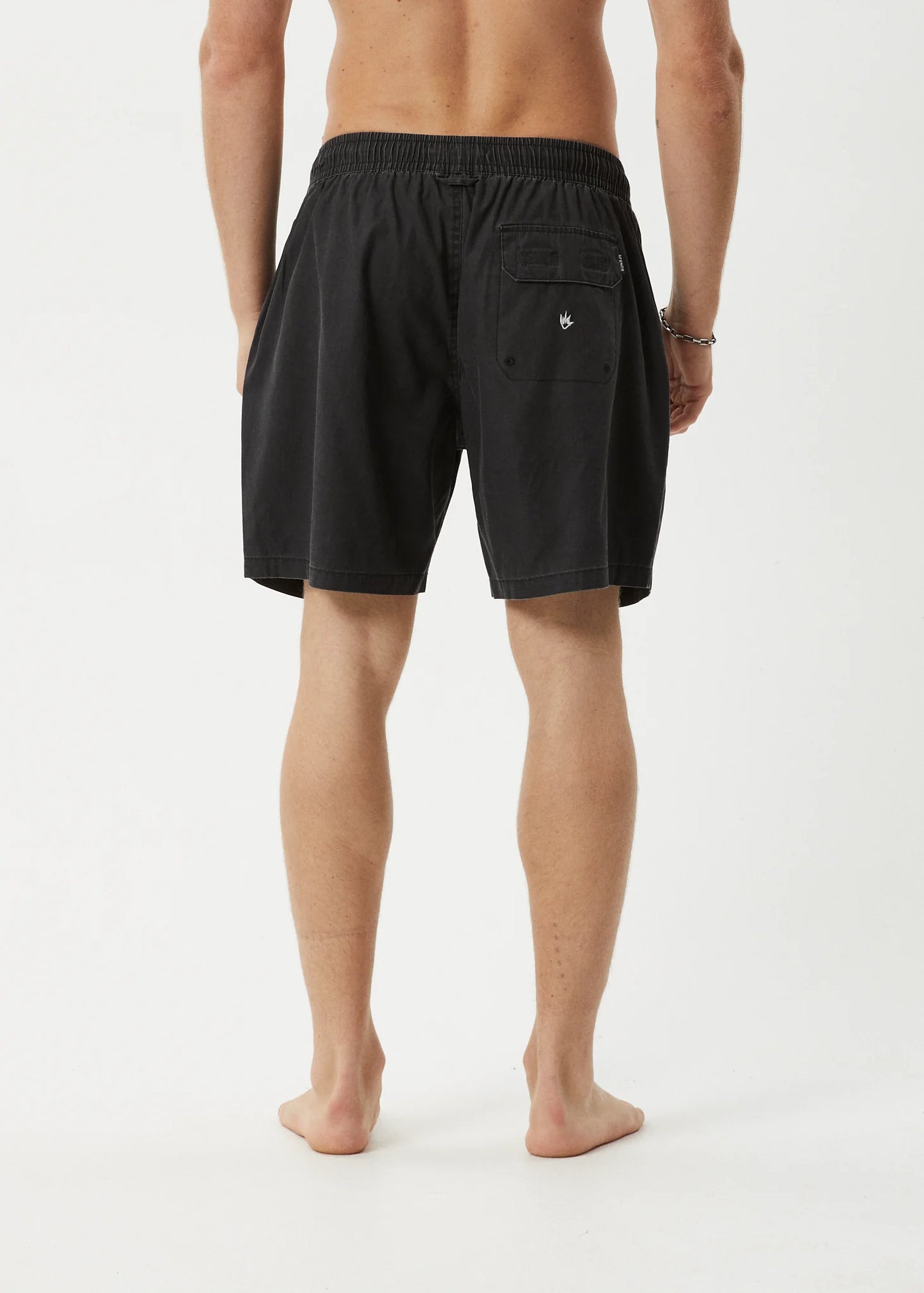 AFENDS The Dopamine Mens 18 Swim Short - Black Acid Wash