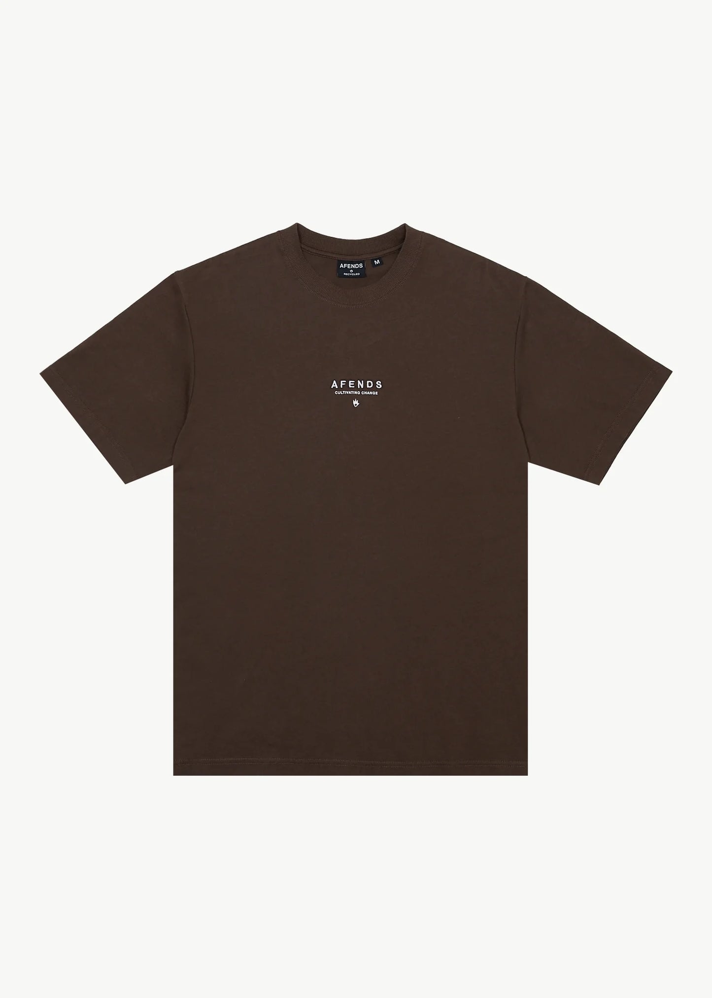 AFENDS Space Retro Fit Mens Tee - Coffee