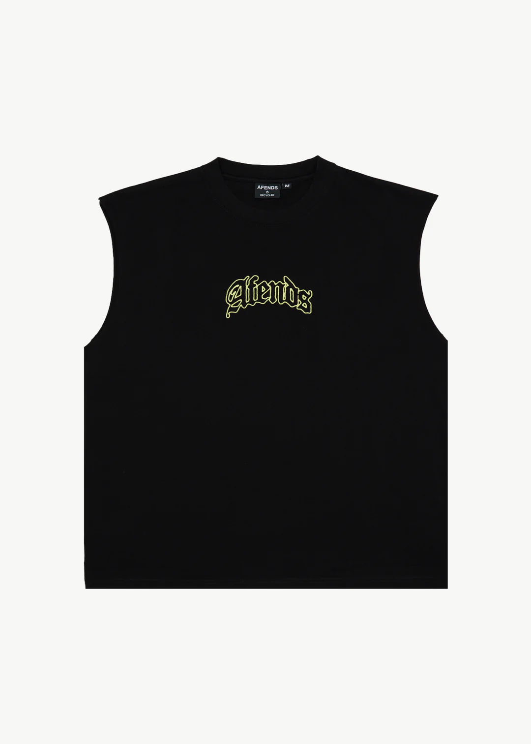 AFENDS Home Mens Sleeveless Tee - Black