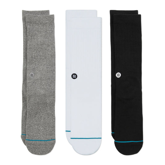 STANCE Icon 3pk Crew Socks - Multi