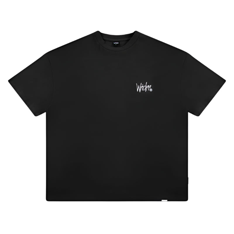 WNDRR Faded French Terry Mens Tee - Faded Black