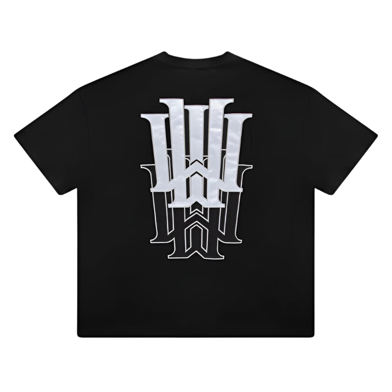 WNDRR Faded French Terry Mens Tee - Faded Black