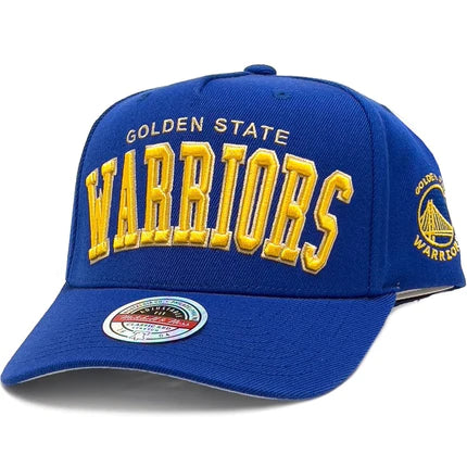 MITCHELL & NESS Golden State Warriors Snapback Cap - Blue/Team