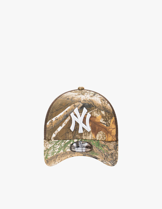 NEW ERA New York Yankees 9FORTY A-Frame Snapback Trucker Cap - Realtree Edge