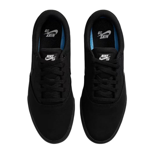 NIKE SB Chron 2 Canvas Shoe - Black/Black/Black