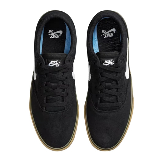 NIKE SB Chron 2 Shoe - Black/Black/Gum Light Brown/White